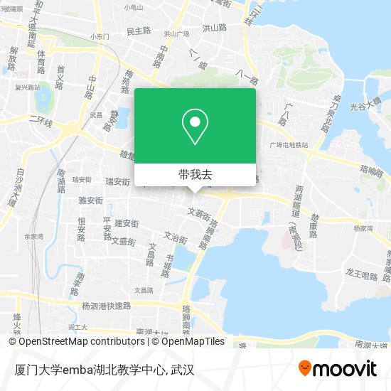 厦门大学emba湖北教学中心地图