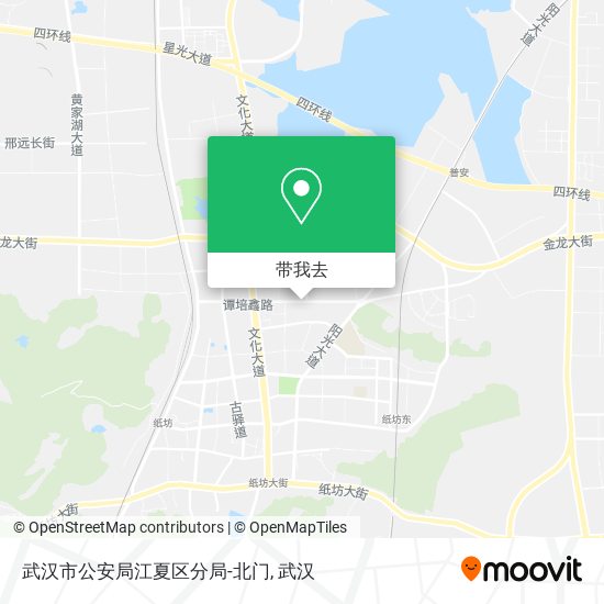 武汉市公安局江夏区分局-北门地图
