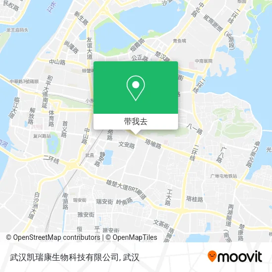 武汉凯瑞康生物科技有限公司地图