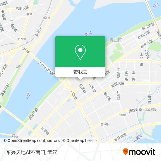 东兴天地A区-南门地图