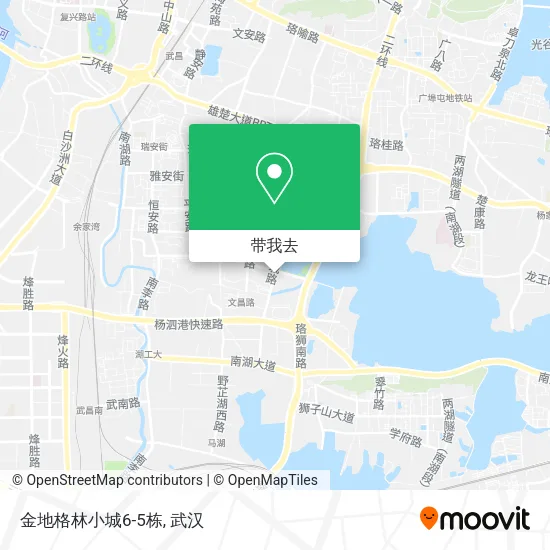 金地格林小城6-5栋地图