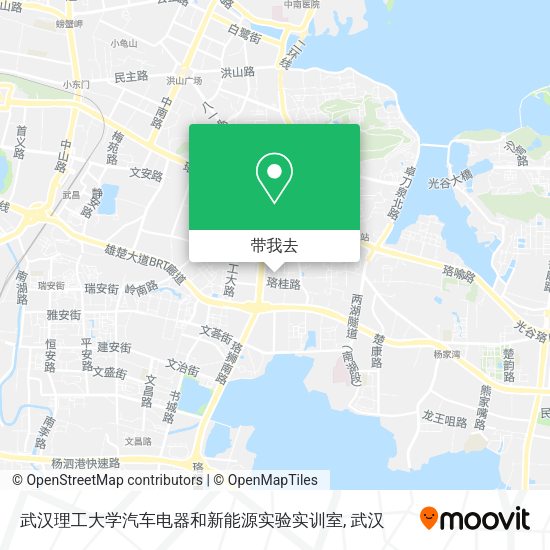 武汉理工大学汽车电器和新能源实验实训室地图