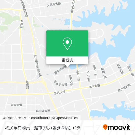 武汉乐易购员工超市(格力馨雅园店)地图