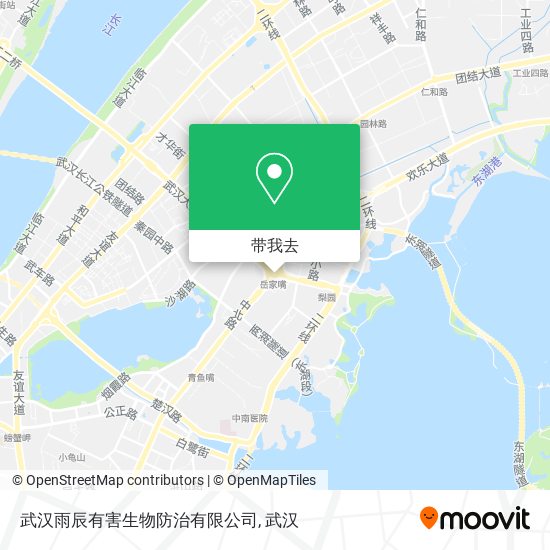 武汉雨辰有害生物防治有限公司地图