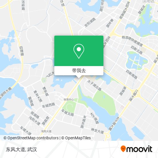 东风大道地图