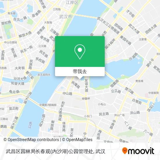 武昌区园林局长春观(内沙湖)公园管理处地图