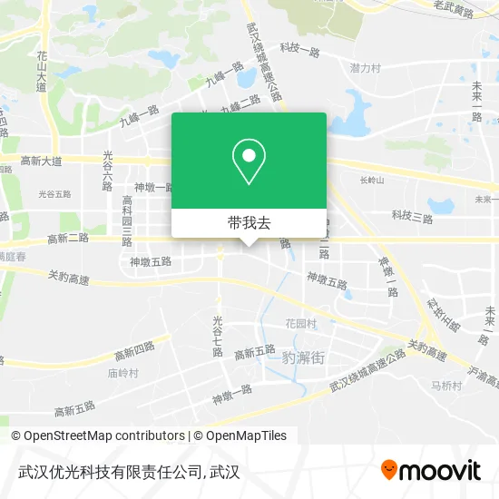 武汉优光科技有限责任公司地图