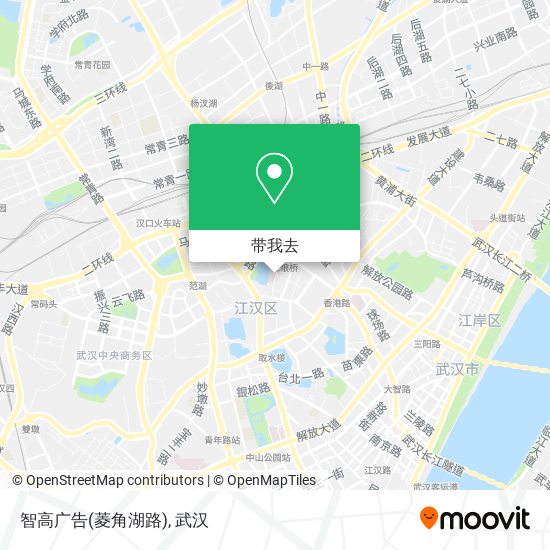 智高广告(菱角湖路)地图