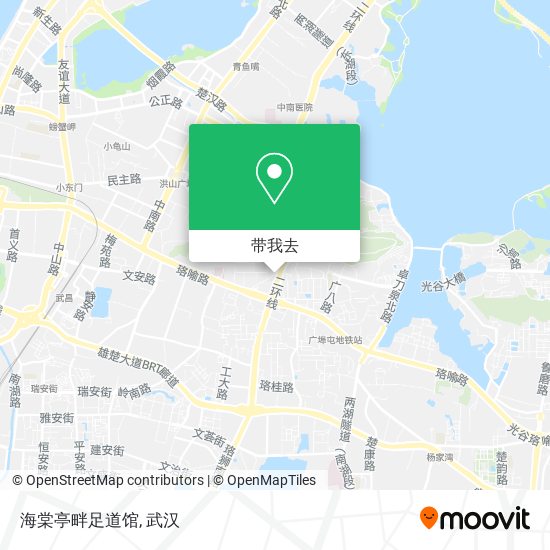 海棠亭畔足道馆地图