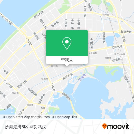 沙湖港湾B区-4栋地图
