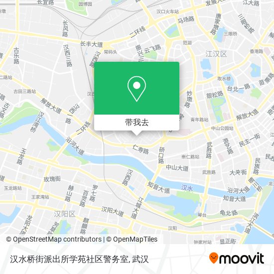 汉水桥街派出所学苑社区警务室地图