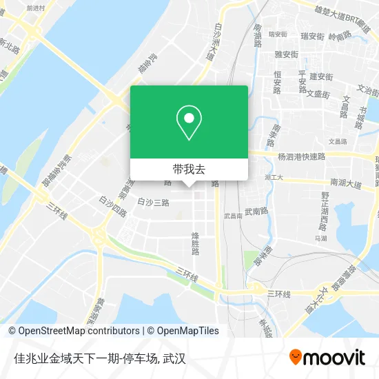 佳兆业金域天下一期-停车场地图