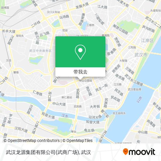 武汉龙源集团有限公司(武商广场)地图