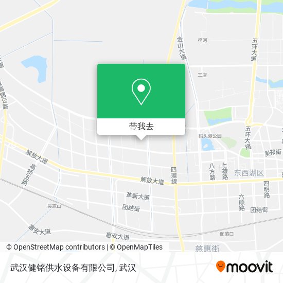 武汉健铭供水设备有限公司地图