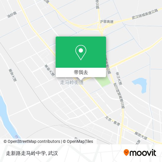 走新路走马岭中学地图