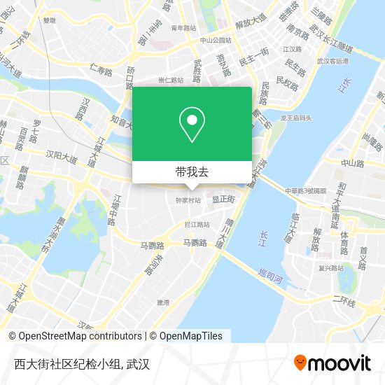 西大街社区纪检小组地图