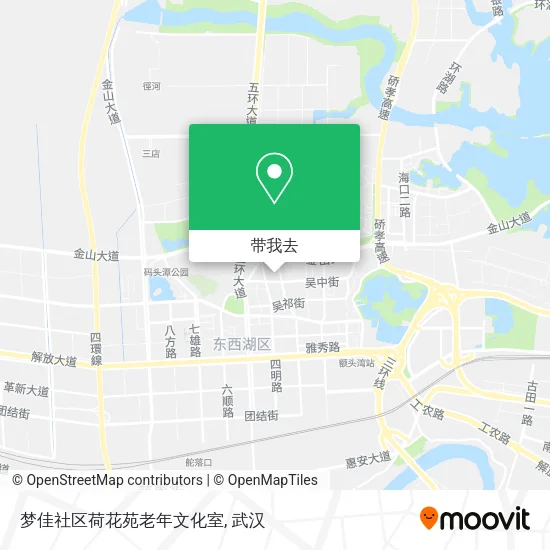 梦佳社区荷花苑老年文化室地图