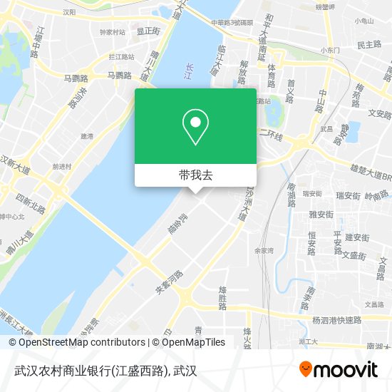 武汉农村商业银行(江盛西路)地图