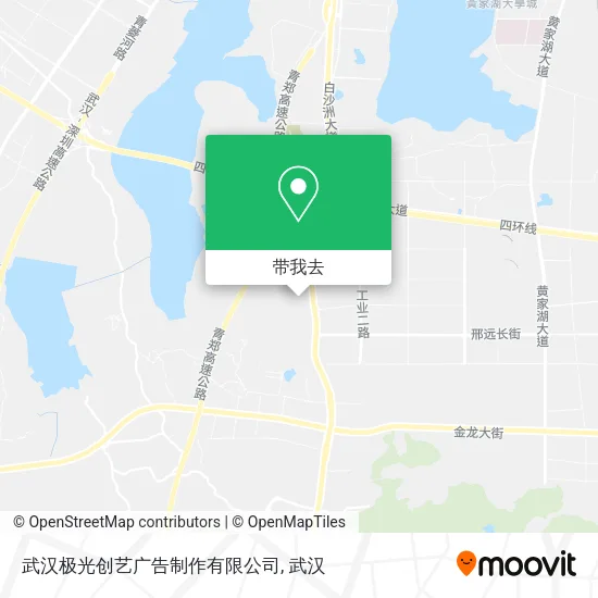 武汉极光创艺广告制作有限公司地图