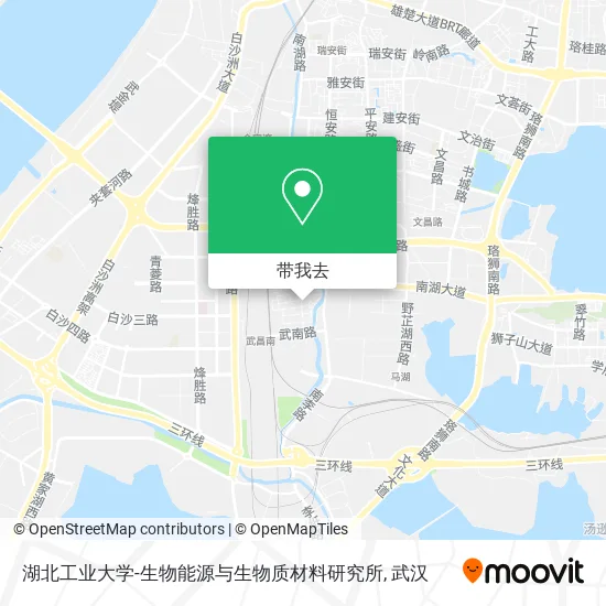 湖北工业大学-生物能源与生物质材料研究所地图