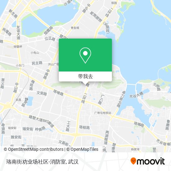 珞南街劝业场社区-消防室地图