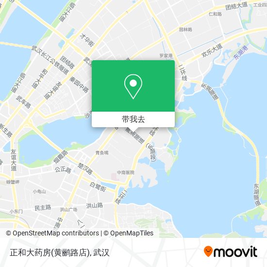 正和大药房(黄鹂路店)地图