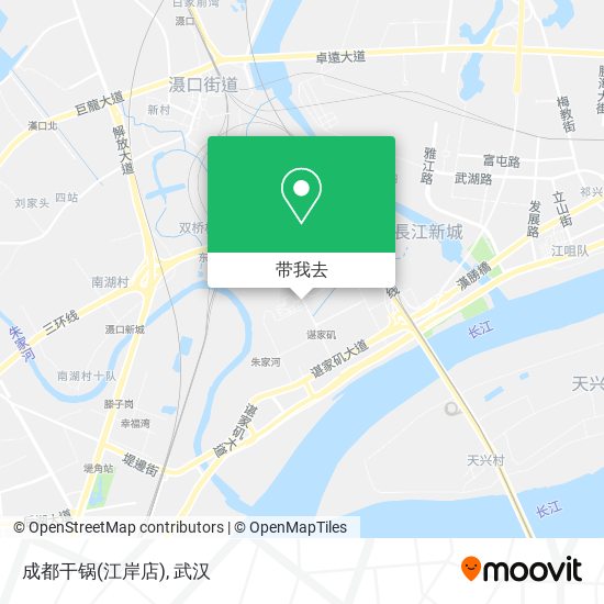 成都干锅(江岸店)地图