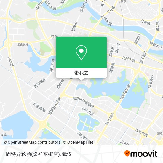 固特异轮胎(隆祥东街店)地图