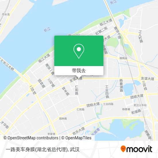 一路美车身膜(湖北省总代理)地图