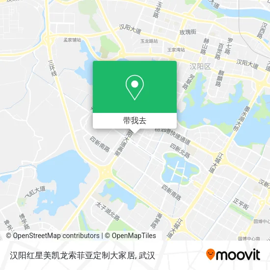 汉阳红星美凯龙索菲亚定制大家居地图