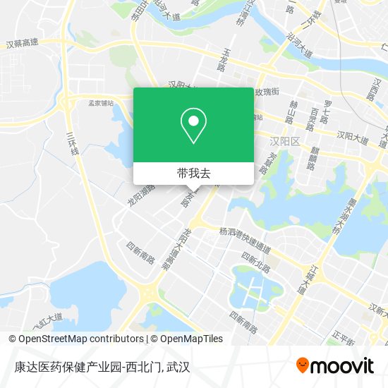 康达医药保健产业园-西北门地图