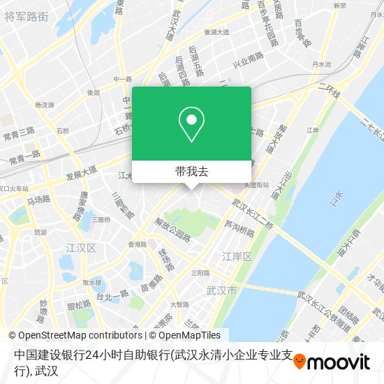 中国建设银行24小时自助银行(武汉永清小企业专业支行)地图