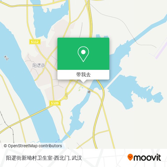 阳逻街新坳村卫生室-西北门地图
