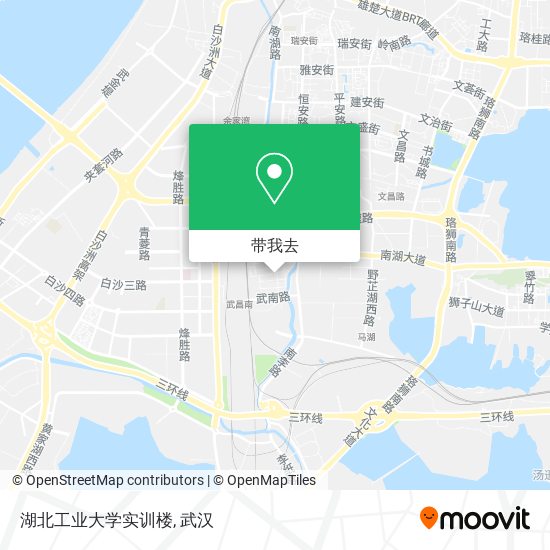 湖北工业大学实训楼地图
