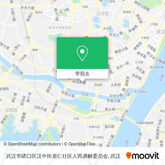 武汉市硚口区汉中街居仁社区人民调解委员会地图