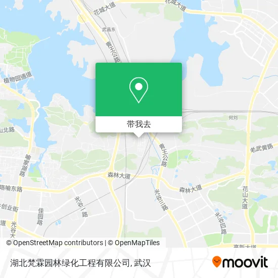 湖北梵霖园林绿化工程有限公司地图