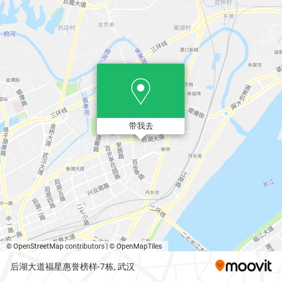 后湖大道福星惠誉榜样-7栋地图