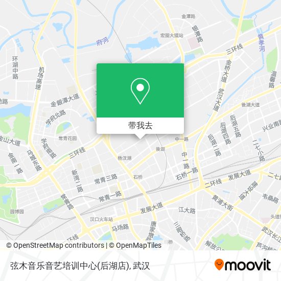 弦木音乐音艺培训中心(后湖店)地图