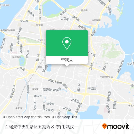 百瑞景中央生活区五期西区-东门地图