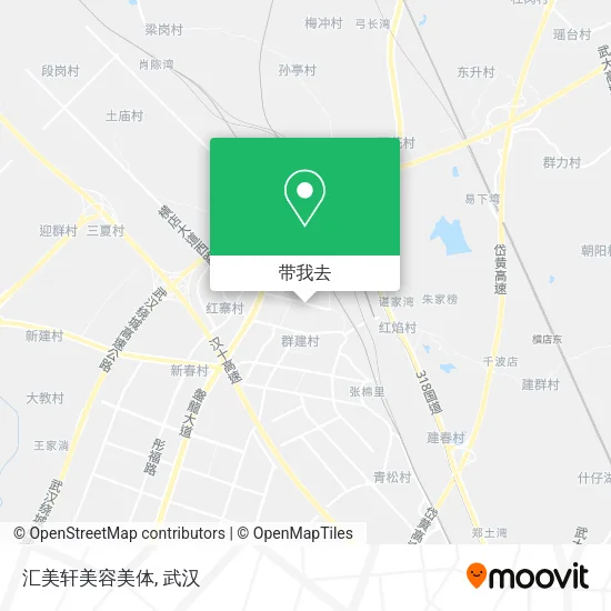 汇美轩美容美体地图