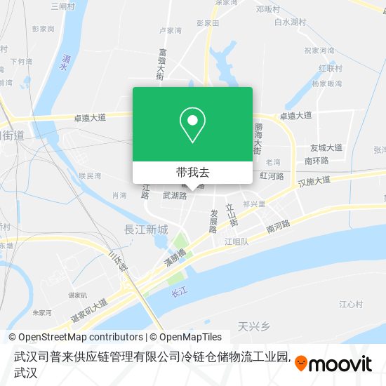 武汉司普来供应链管理有限公司冷链仓储物流工业园地图