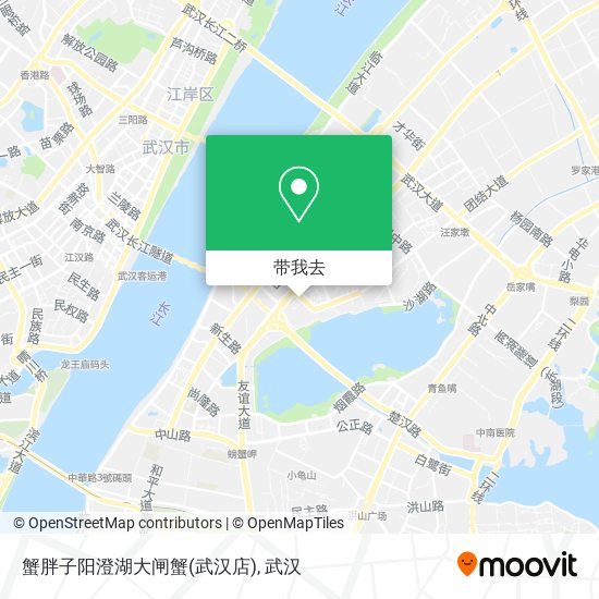 蟹胖子阳澄湖大闸蟹(武汉店)地图