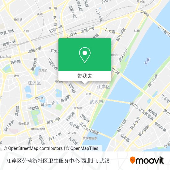 江岸区劳动街社区卫生服务中心-西北门地图
