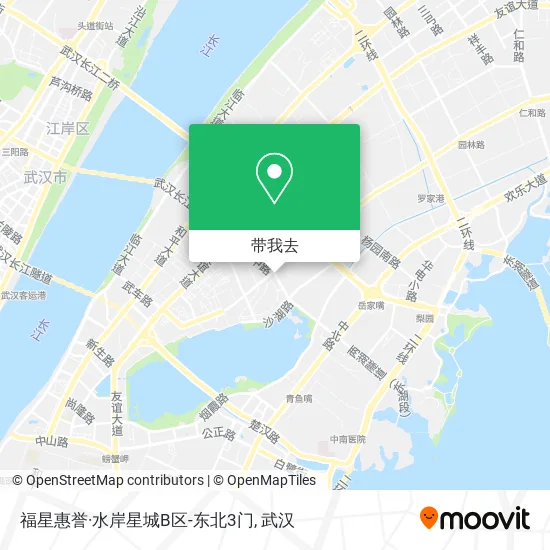 福星惠誉·水岸星城B区-东北3门地图