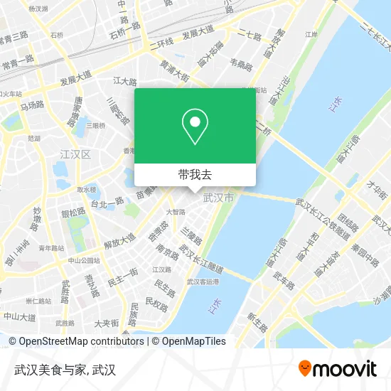 武汉美食与家地图