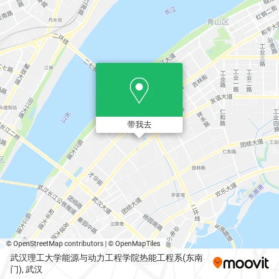武汉理工大学能源与动力工程学院热能工程系(东南门)地图