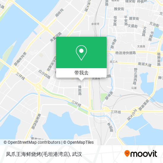 凤爪王海鲜烧烤(毛坦港湾店)地图