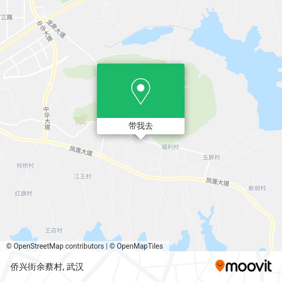 侨兴街余蔡村地图
