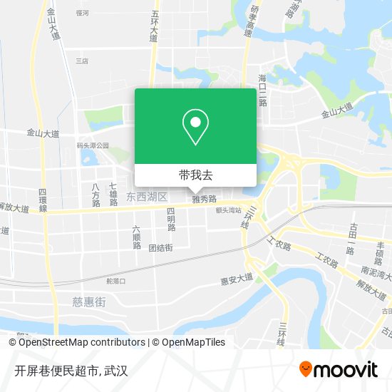 开屏巷便民超市地图