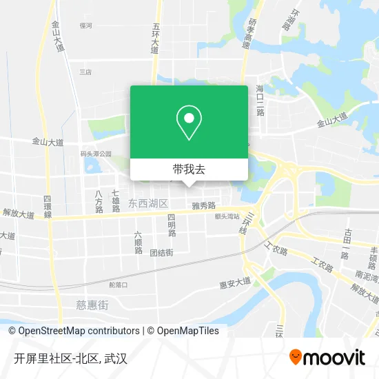 开屏里社区-北区地图